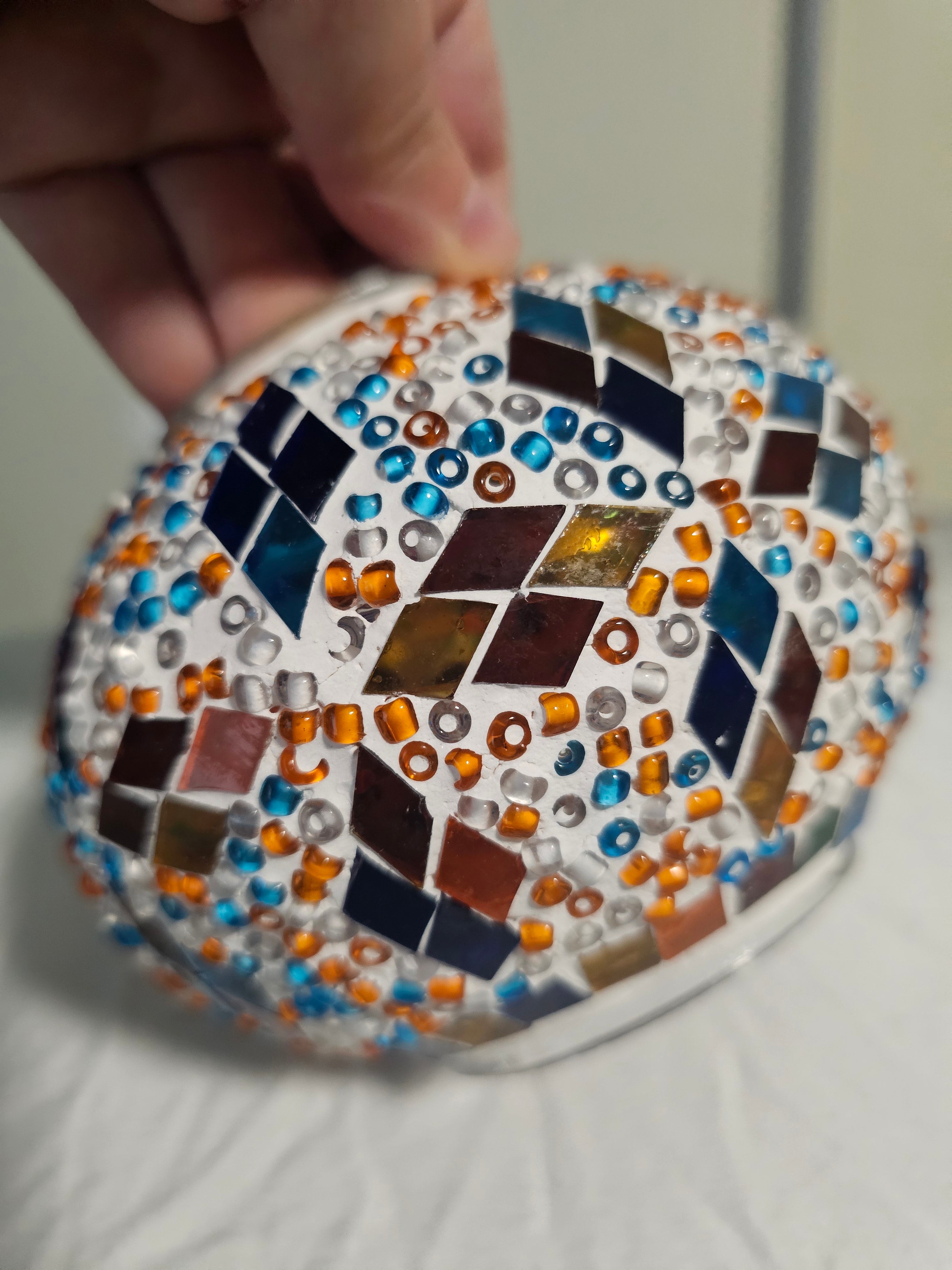 Lampe mosaïque multicolore – Lumière des mille et une nuits