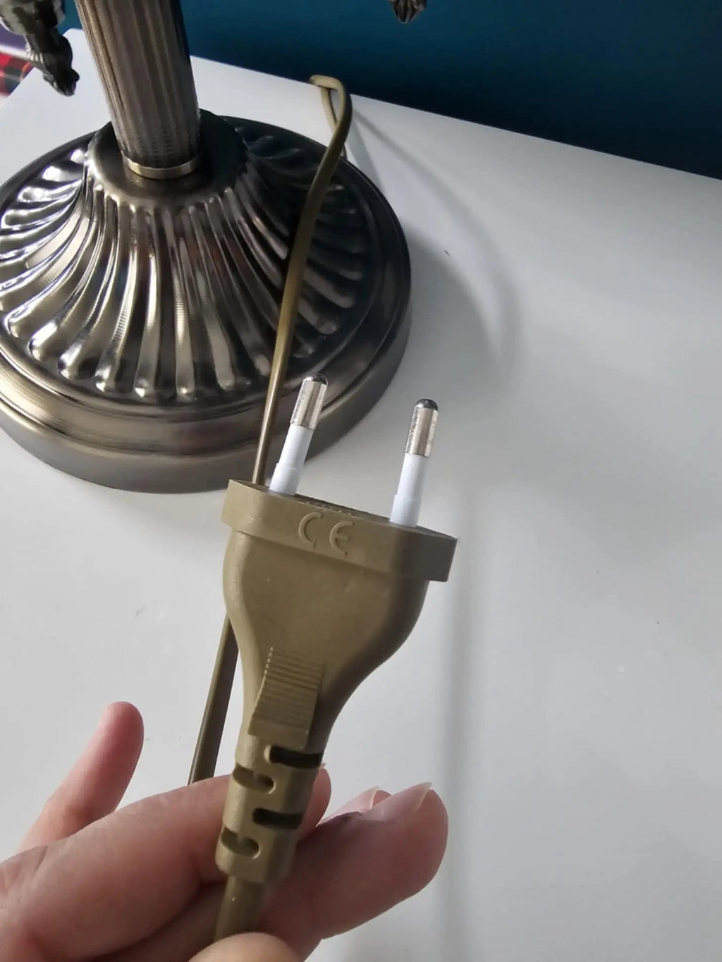 prise électrique européenne lampe mosaique turque