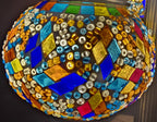 Lampe mosaïque multicolore – Lumière des mille et une nuits